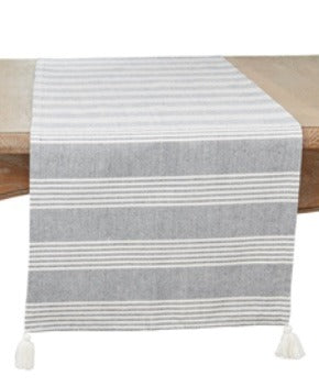 174 Stripe Tassel Runner 16 x 72