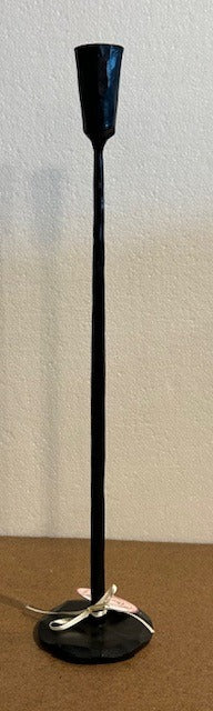 181. Black Iron Candle Holder 16"