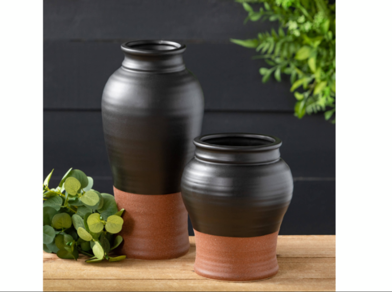 101 Vase Bl\brn 8"