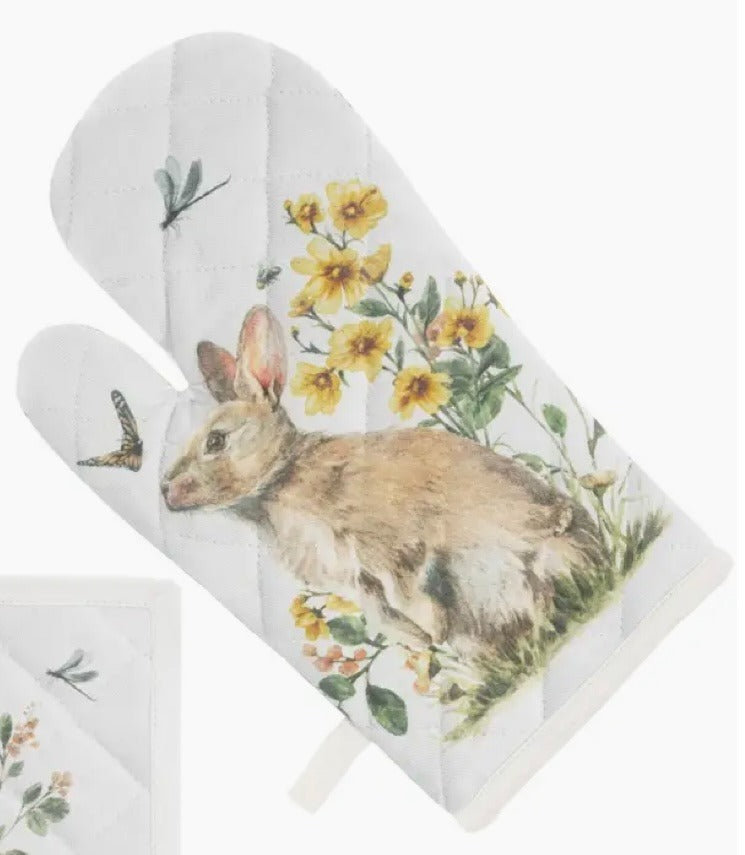182 Garden Bunny Oven Mitt