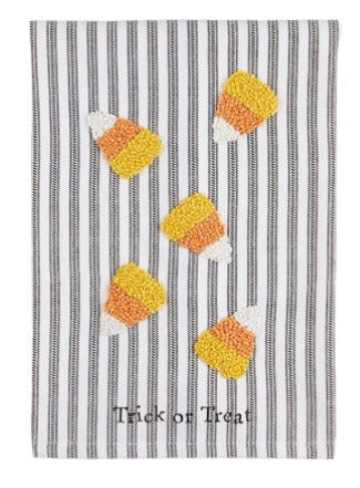 179 Candy Corn Beaded Towel