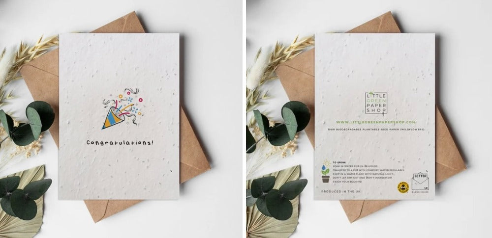 135. Congratulations Seed Card