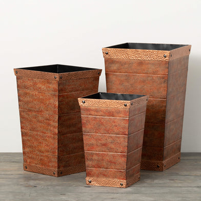 101. Copper Planter Med