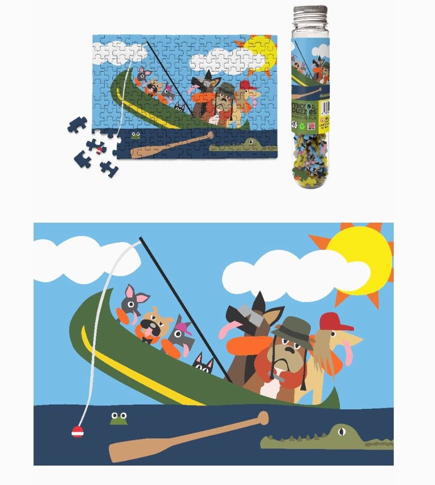 110. Dogs In Canoe Micro