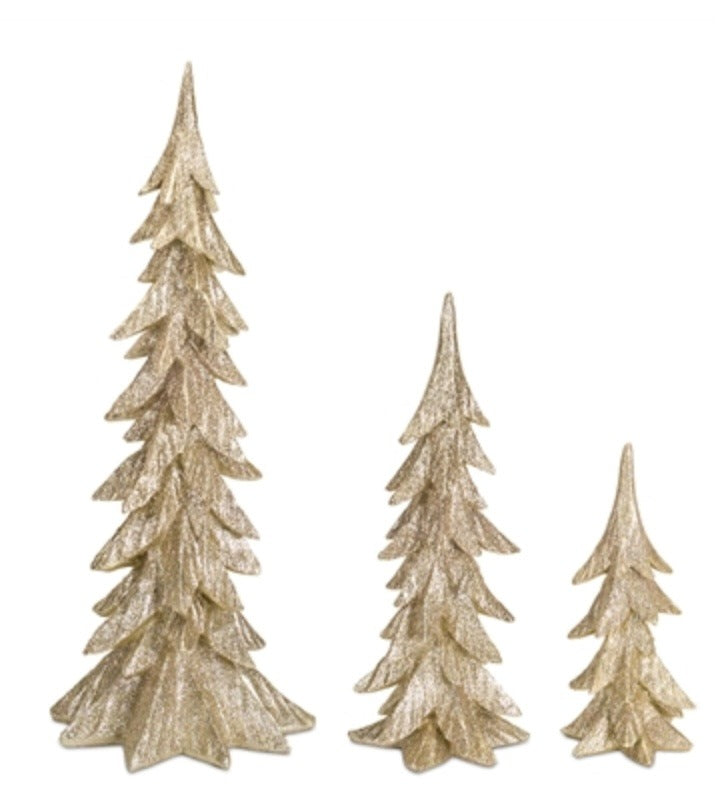 166. Gold Sparkles Tree 25"