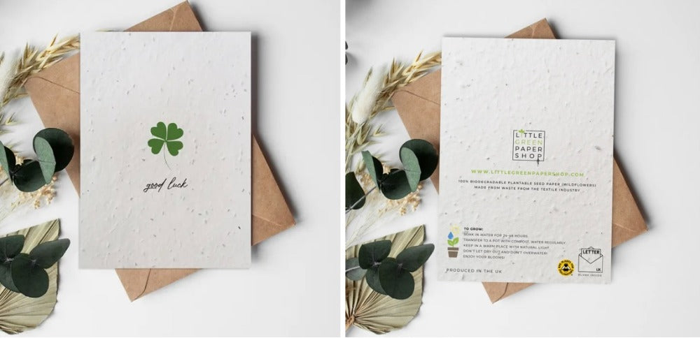 135. Good Luck Seed Card