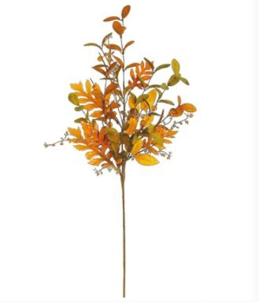 156 Autumn Lear & Berry Spray