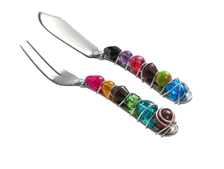 143 Cheese Knife & Fork Set