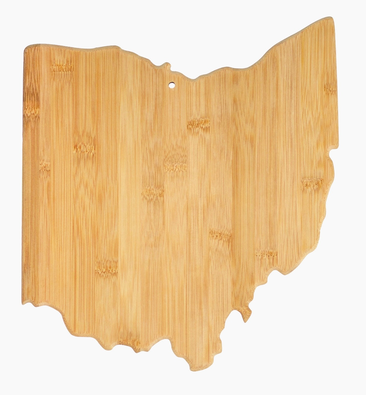 258 Ohio State Shaped Bamboo Serving Board