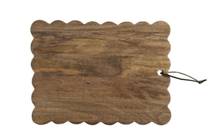 179 Scalloped Wood Board