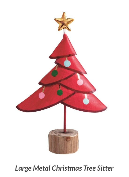 179 Lg Metal Tree Sitter