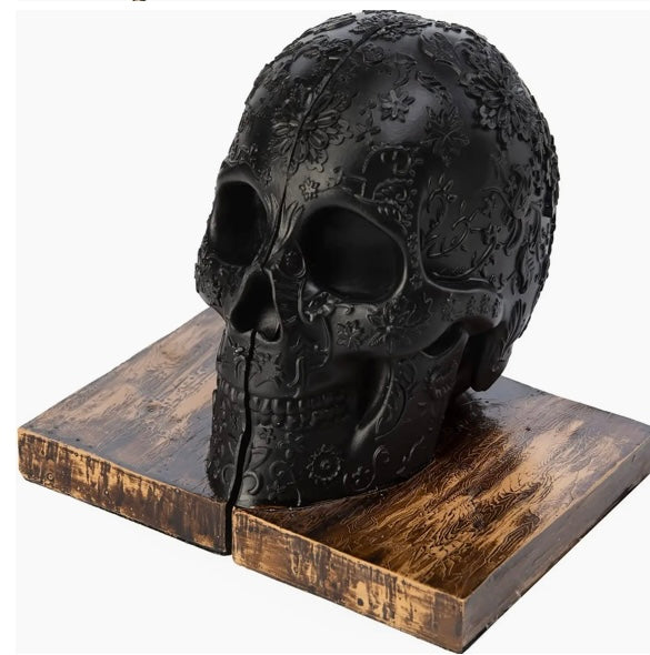 260 Skull Bookends S/2