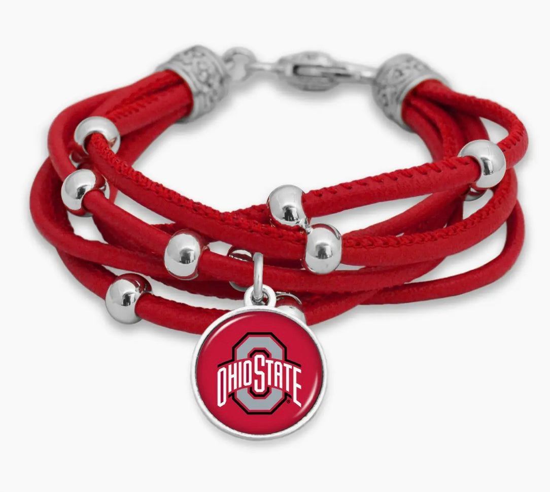 178 OSU Cord Bracelet