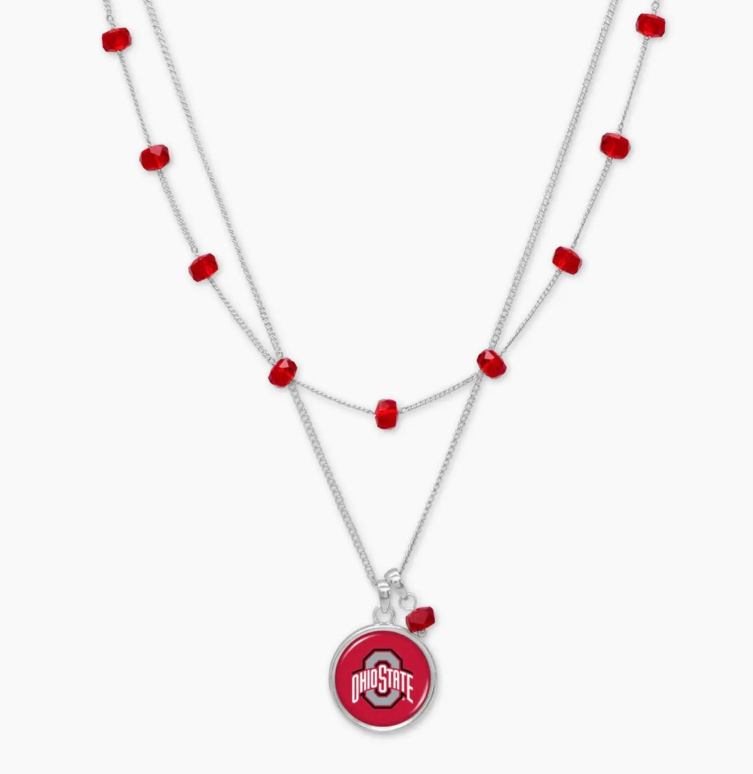 178 OSU Buckeyes Ivy Necklace