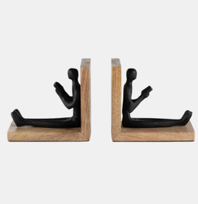 157 Reading Man Bookends