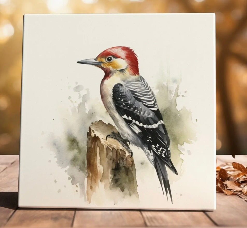 131 Woodland Watcher Red Headed Woodpecker