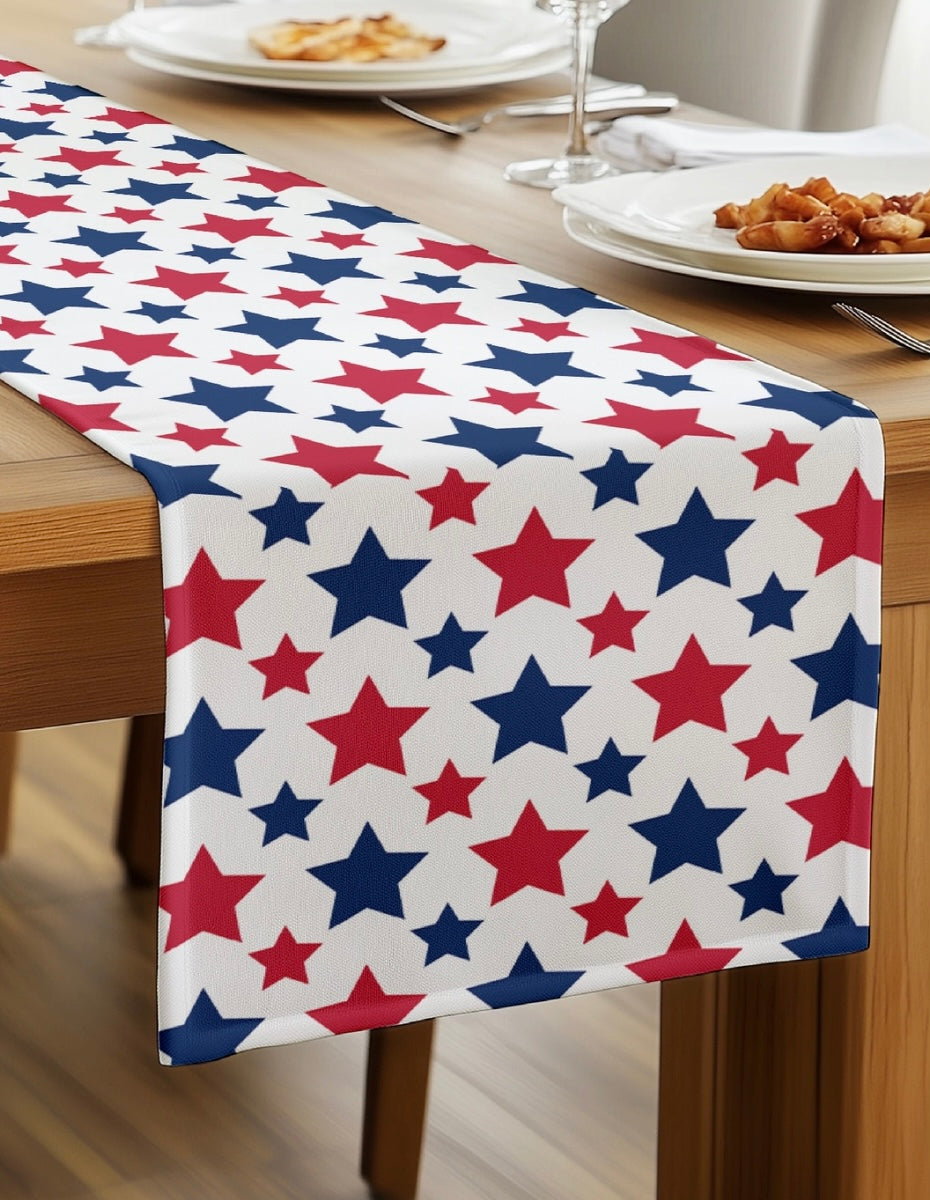 146 American Stars Red & Blue Runner 72"