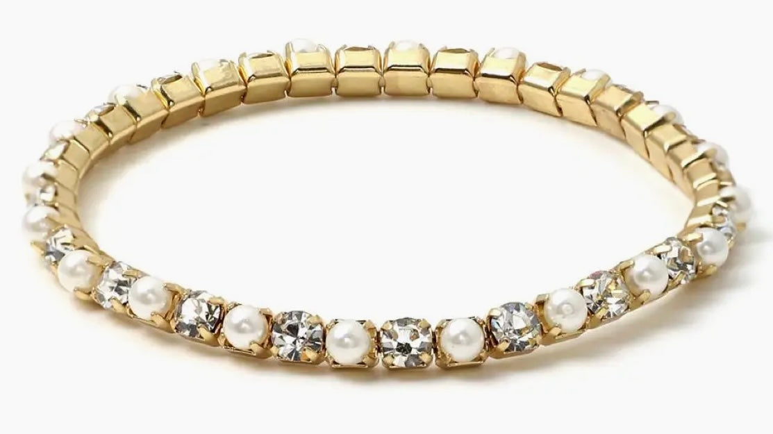 262 Pearl & Crystal Stretch