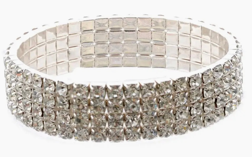 262 Bracelet 4 row stretch