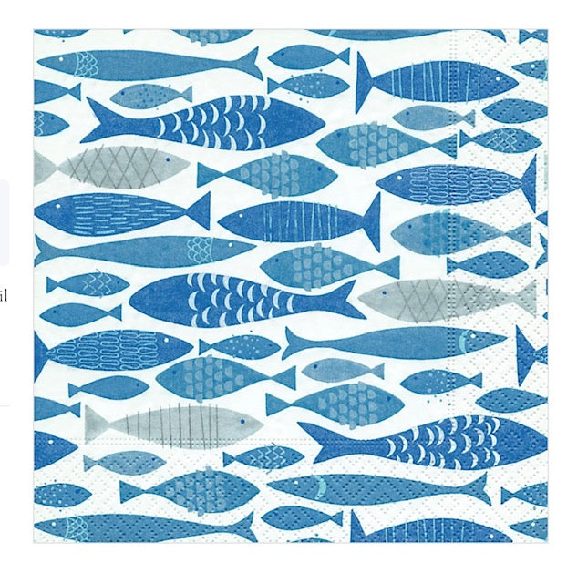 182 School of Fish Paper Napkins
