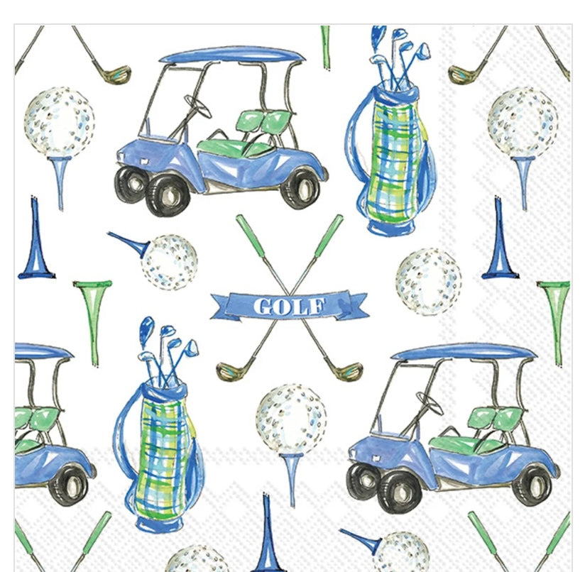182 Golf Paper Napkins