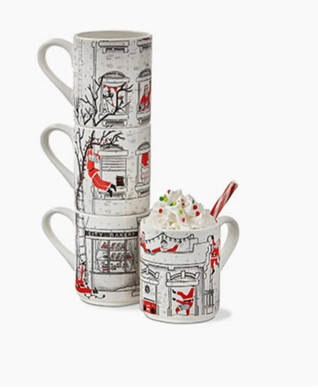 187 Santa Cityscape mugs