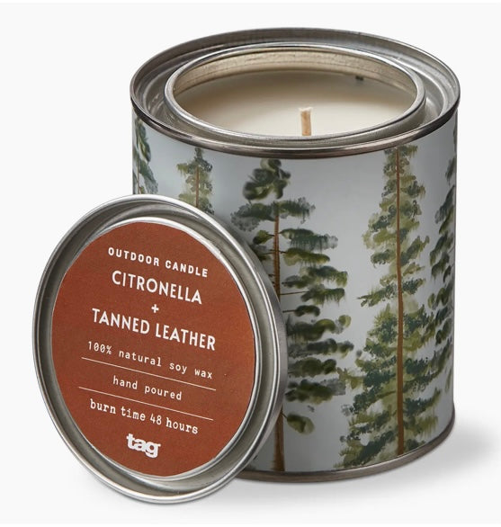 187 Citro & Tanned Leather Candle