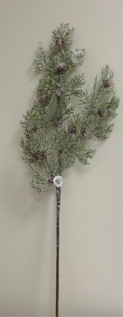 101. Frosted Cedar Spray