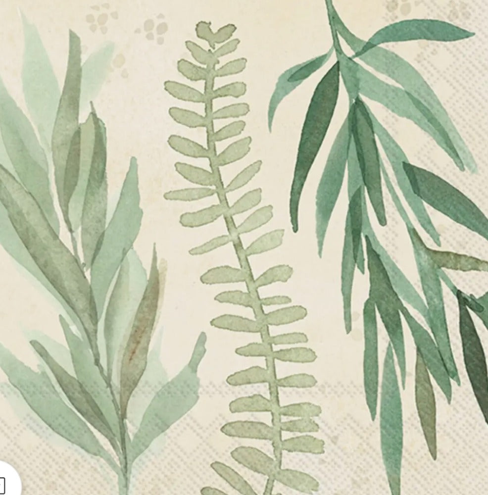 182 Leaf and Stem Leaves Napkin