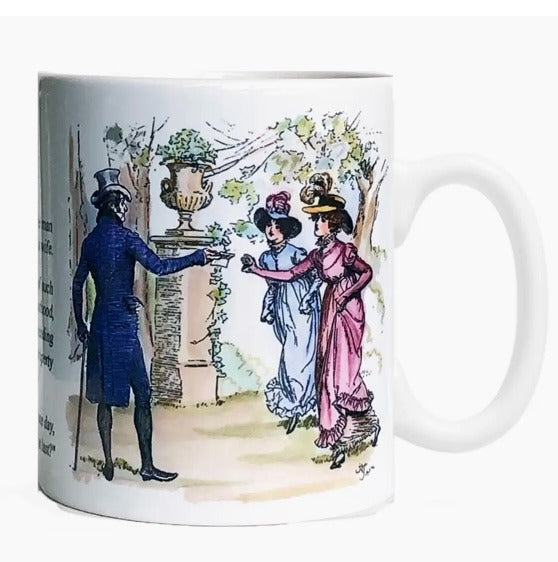125. Pride and Prejudice Jane Austen mug