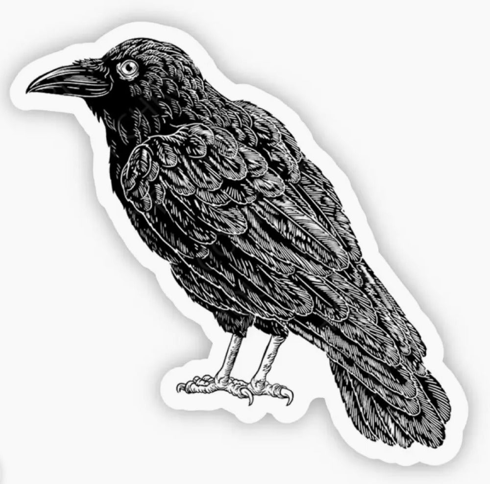 125. Raven Sticker