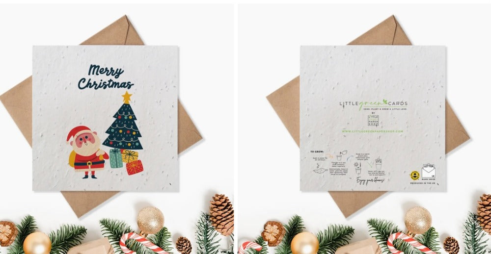 135. Santa Tree Seed Card