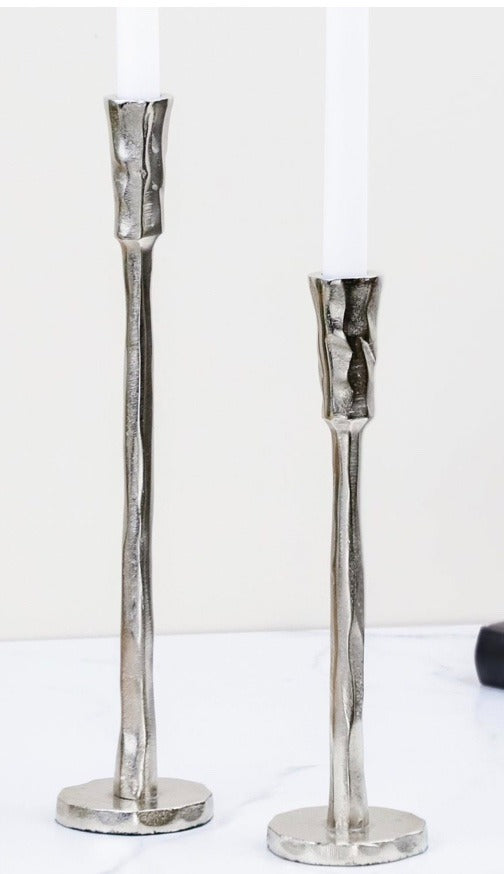 141 Nickle Plated Taper Holder Large