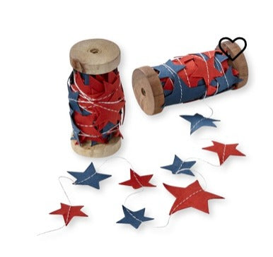 187 Star Paper Garland on Spool