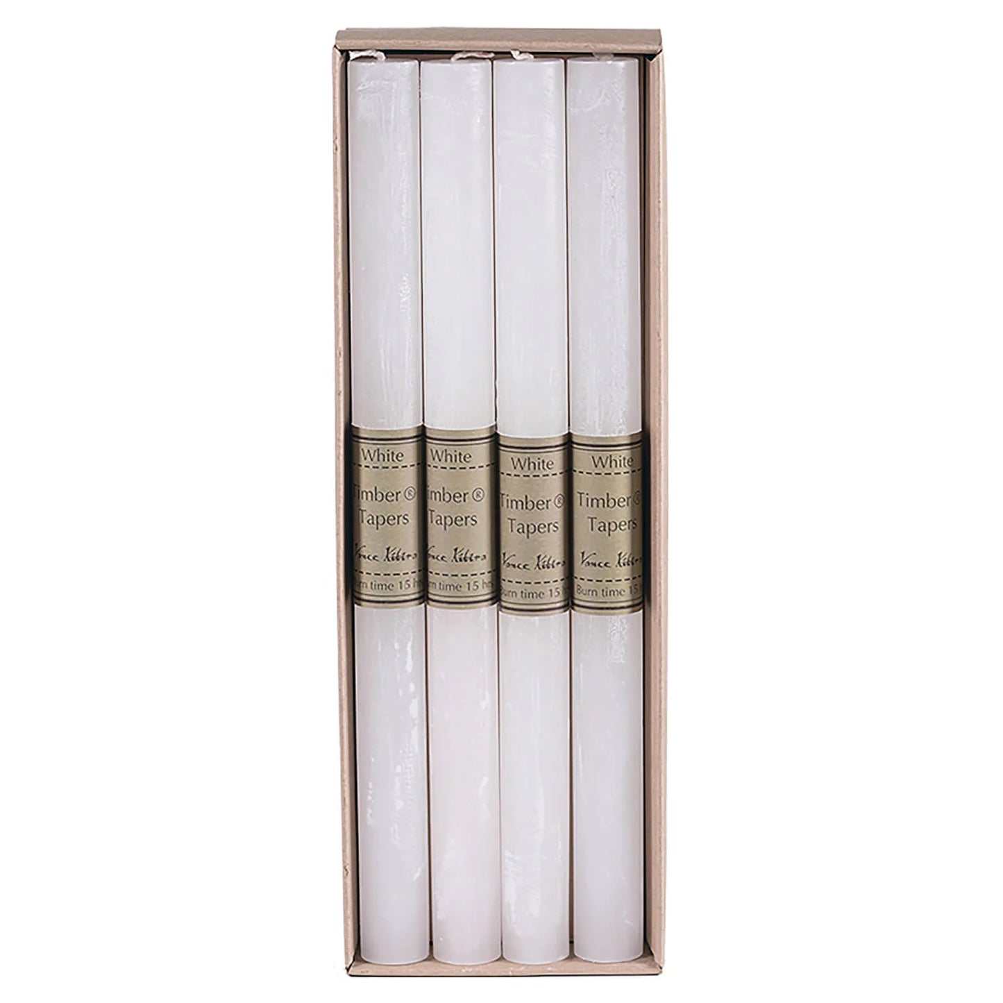 101. Timber Melon White 12" tapers