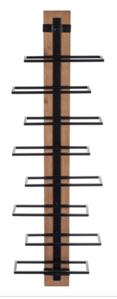 205. 8 Bottle Wall Wine Rack