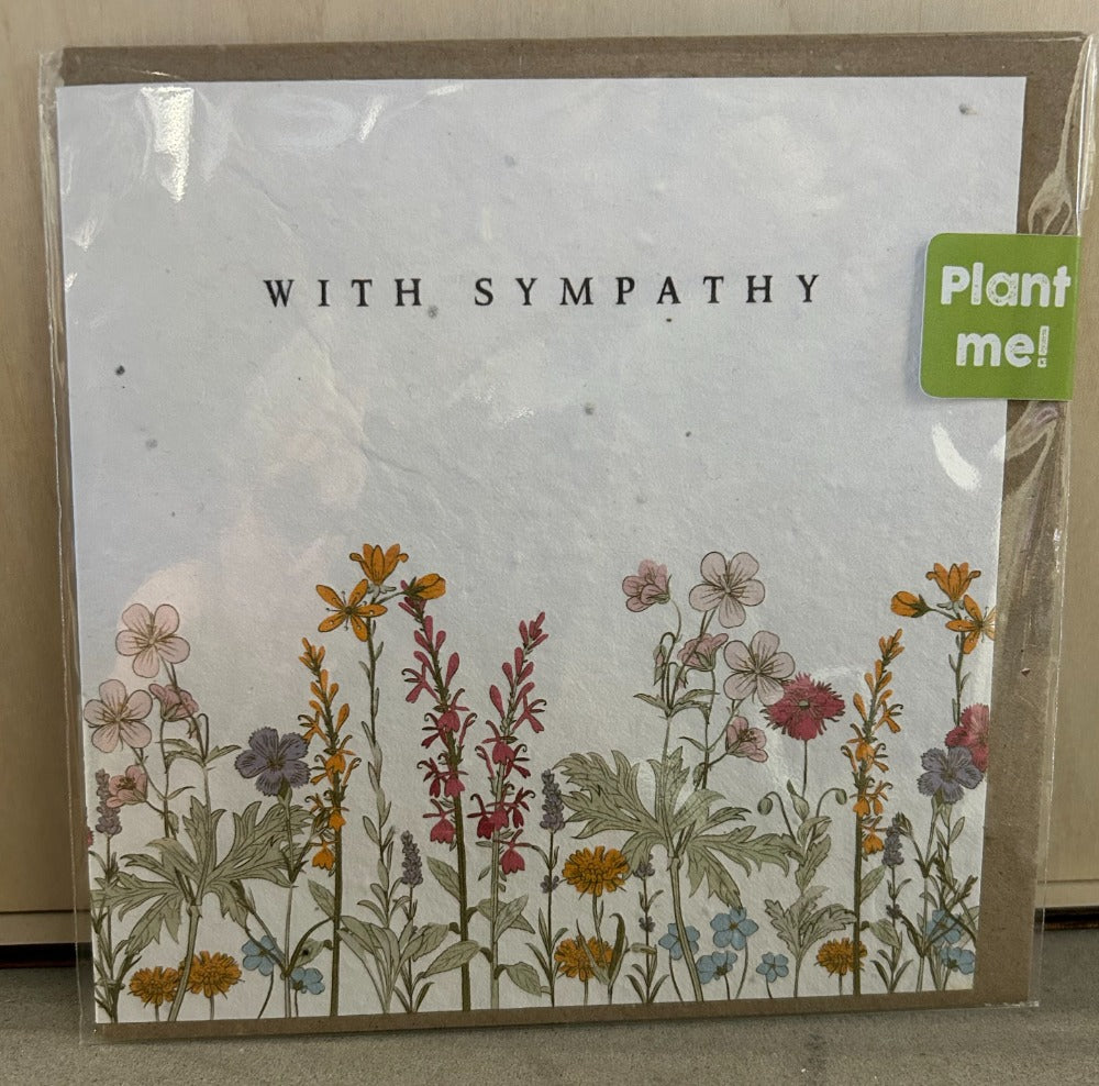 135. Sympathy Seed Card Lg