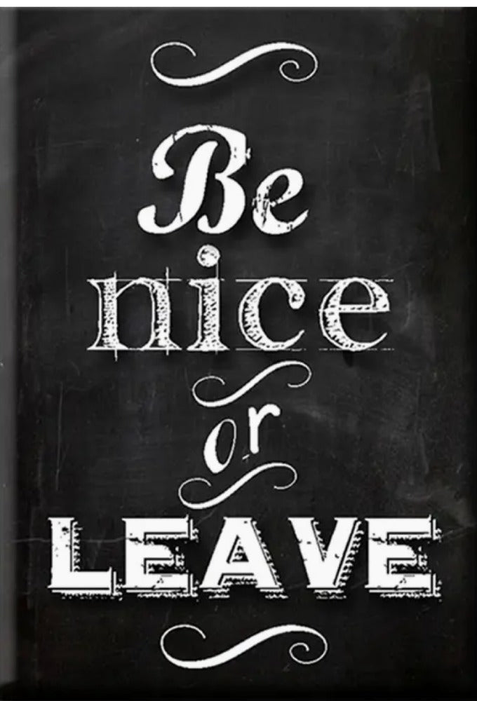 125. Be Nice or Leave Magnet