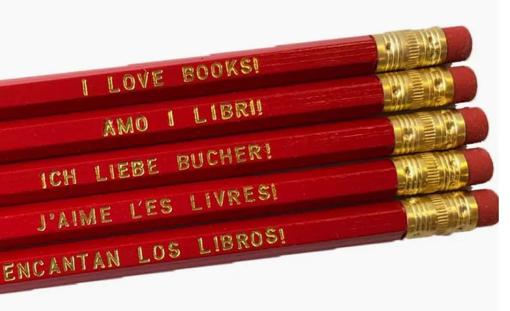 125. Pencils Love Books Bilingual