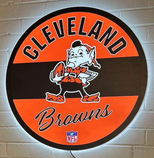 232. Browns LED Wall