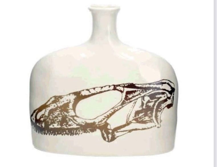 108. Dino Vase 9x9