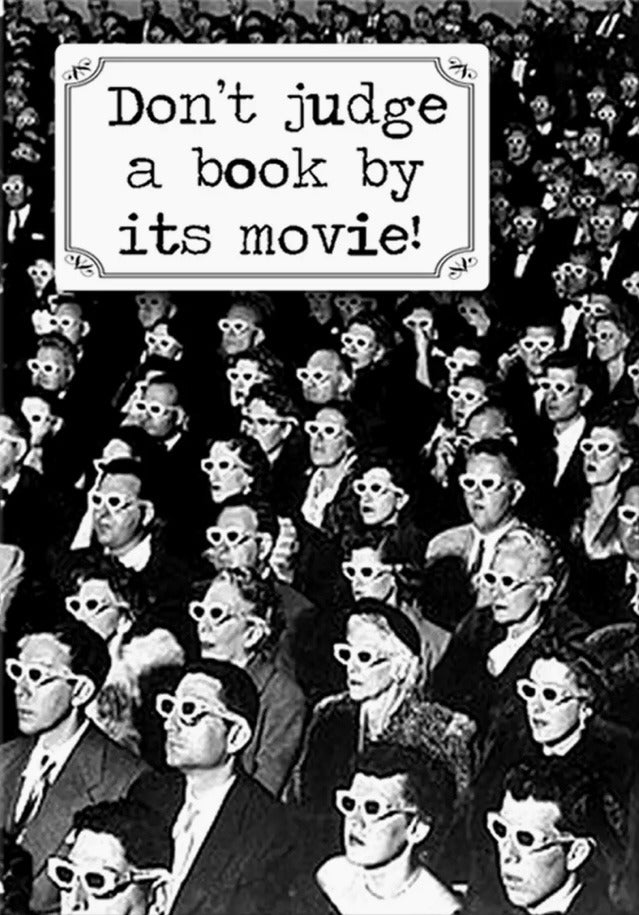 125. Don't Judge a book by its movie Magnet