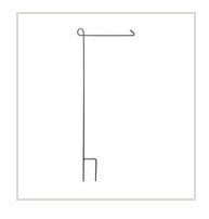 232. Garden Flag Stand