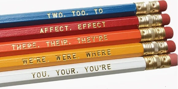 125. Pencils Grammar Color