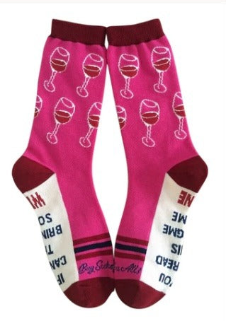 128. If You Can Read This Socks Womens