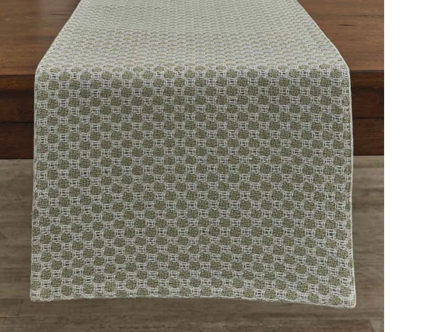 189 Open Weave Sage Runner