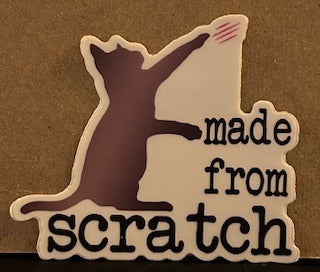 198. From Scratch Sticker