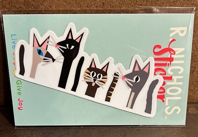165. Cat Pack Sticker