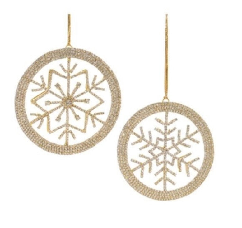 166. Snowflake Gold Orn