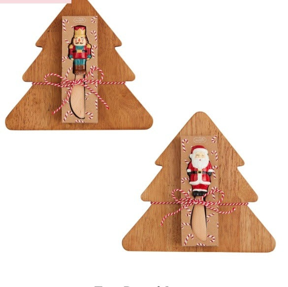 179 Tree Board with Santa Spreader